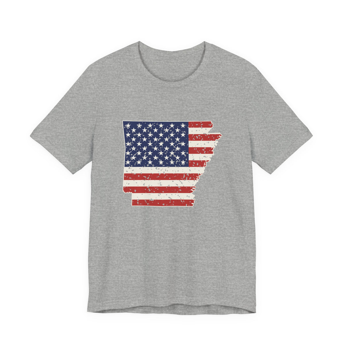 Arkansas American Flag Map T-Shirt