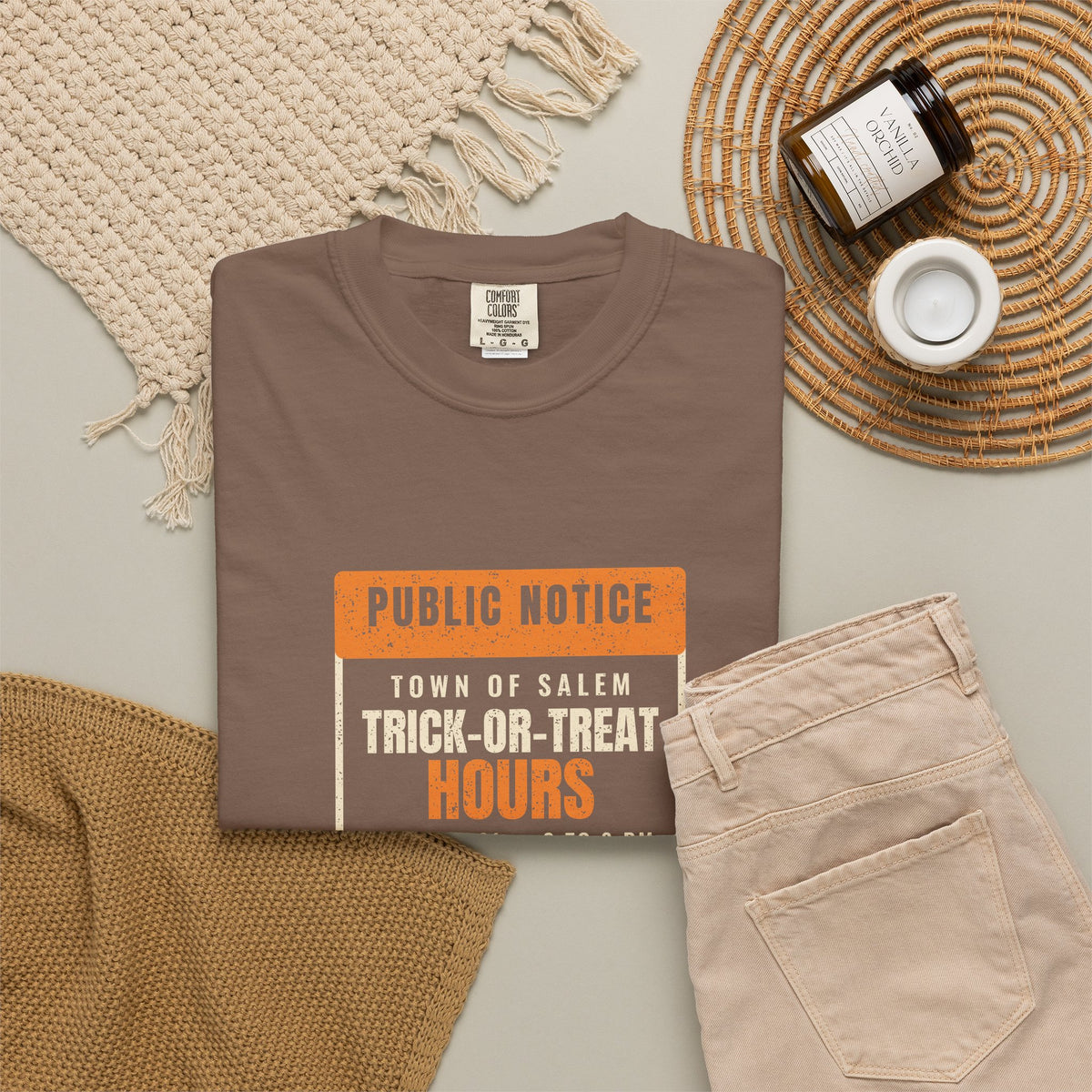 Salem Massachusetts Trick-or-Treat Hours Notice T-Shirt
