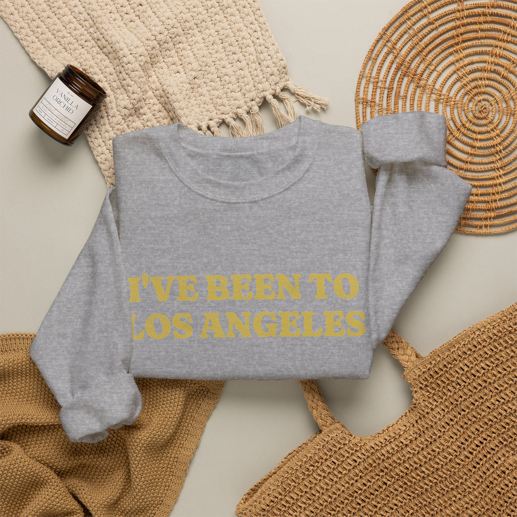 I've Been to Los Angeles Vintage Travel Souvenir Crewneck Sweatshirt