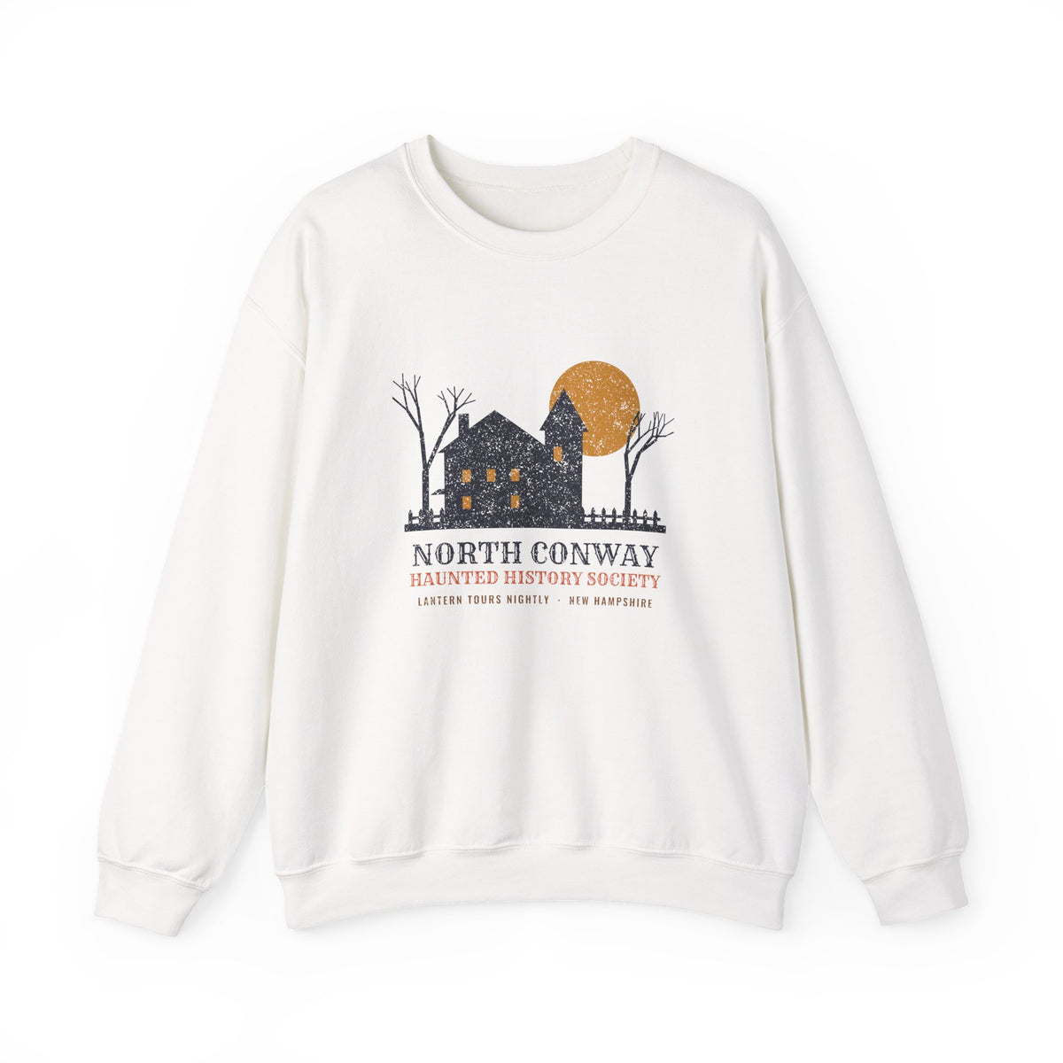 North Conway New Hampshire Haunted History Society Crewneck Sweatshirt