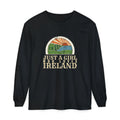 Just a Girl Who Loves Ireland Sea Cliffs Sunburst Long Sleeve Tee