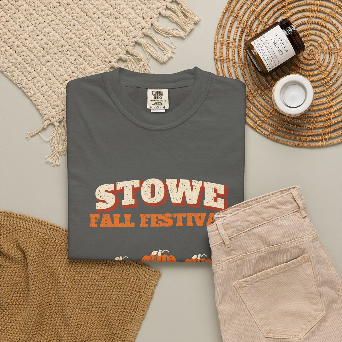 Stowe Vermont Fall Festival Hay Wagon T-Shirt