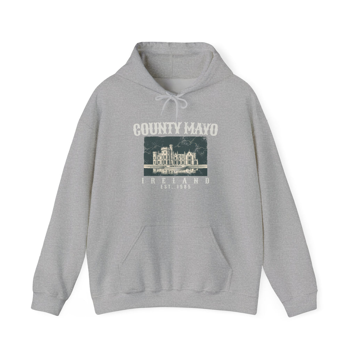 County Mayo Ireland Est 1585 Lakeside Castle Hoodie
