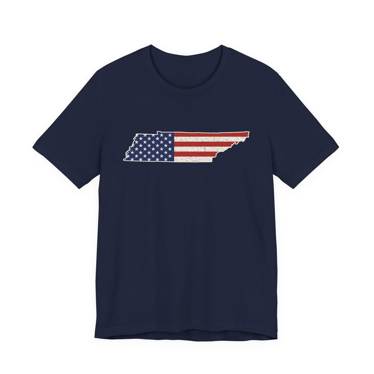 Tennessee American Flag Map T-Shirt