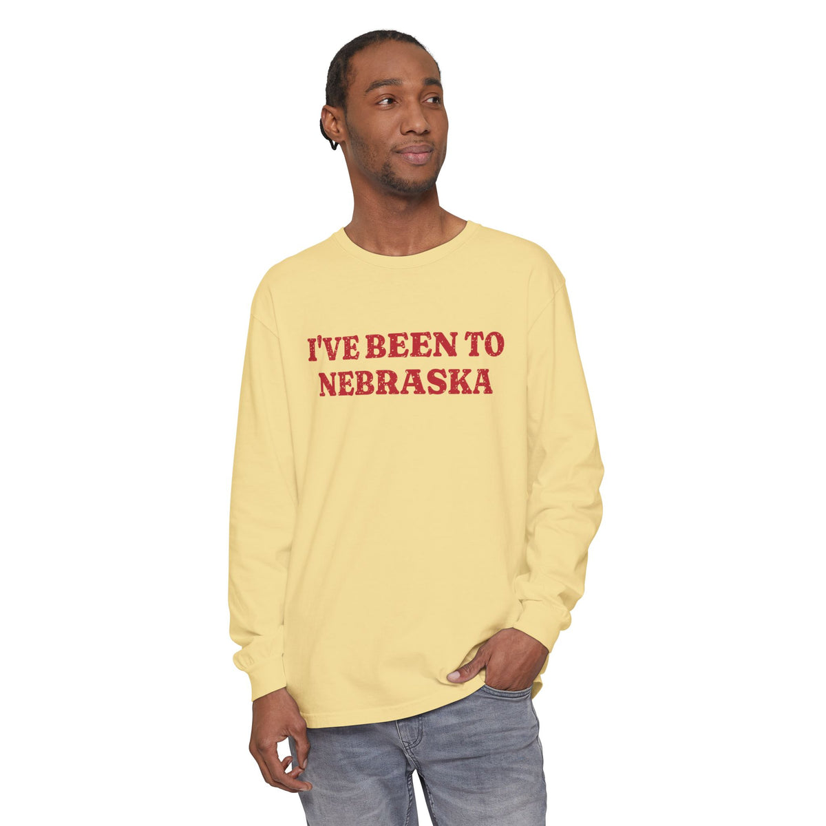 I've Been to Nebraska Vintage Travel Souvenir Long Sleeve Tee