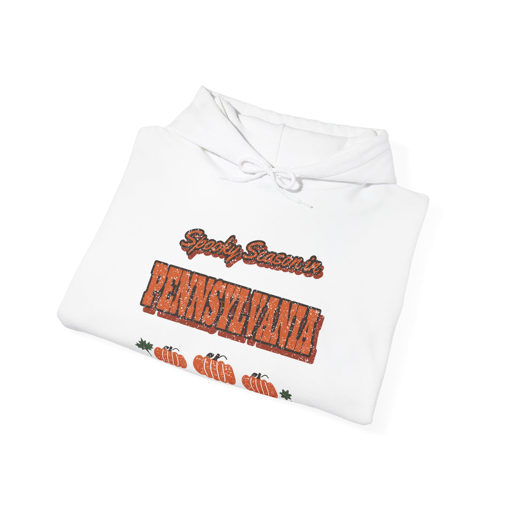 Spooky Season in Pennsylvania Vintage Postcard Hoodie