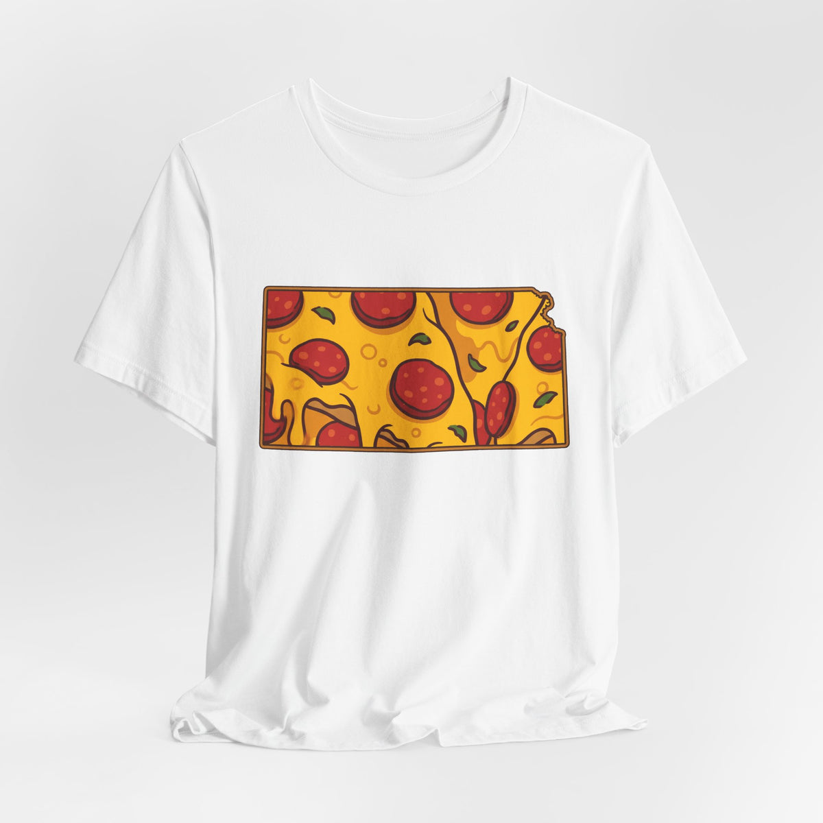 Kansas Pizza Map T-Shirt