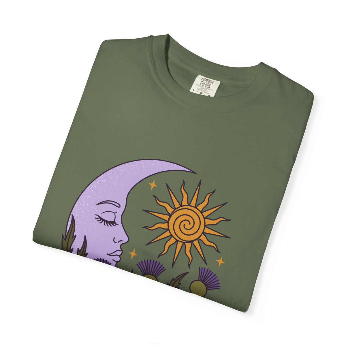 Thistle Moon Celestial Sun and Stars T-Shirt