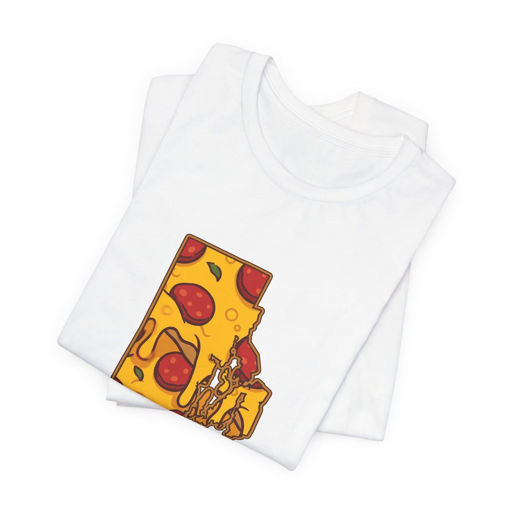 Rhode Island Pizza Map T-Shirt