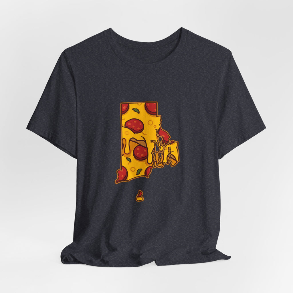 Rhode Island Pizza Map T-Shirt
