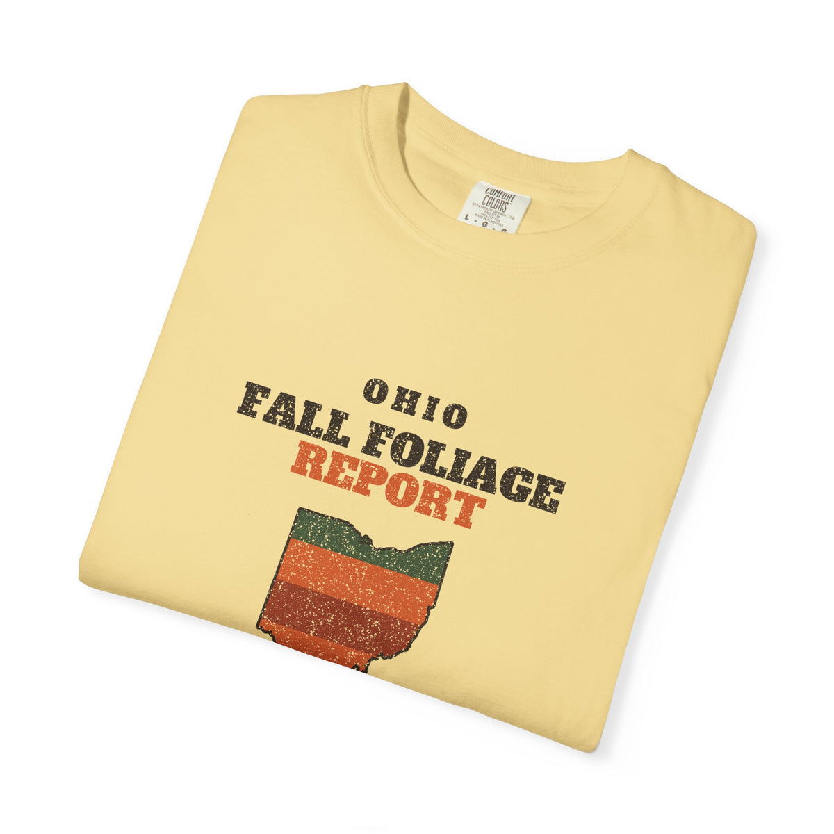 Ohio Fall Foliage Report Map T-Shirt