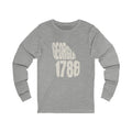 Georgia Vintage Letters Map Long Sleeve Tee