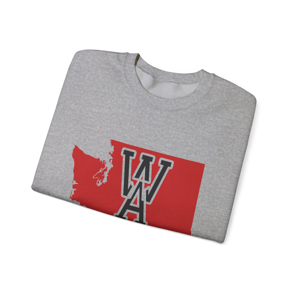 Washington Varsity Monogram Map Crewneck Sweatshirt