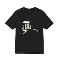 Alaska Vintage Letters Map T-Shirt