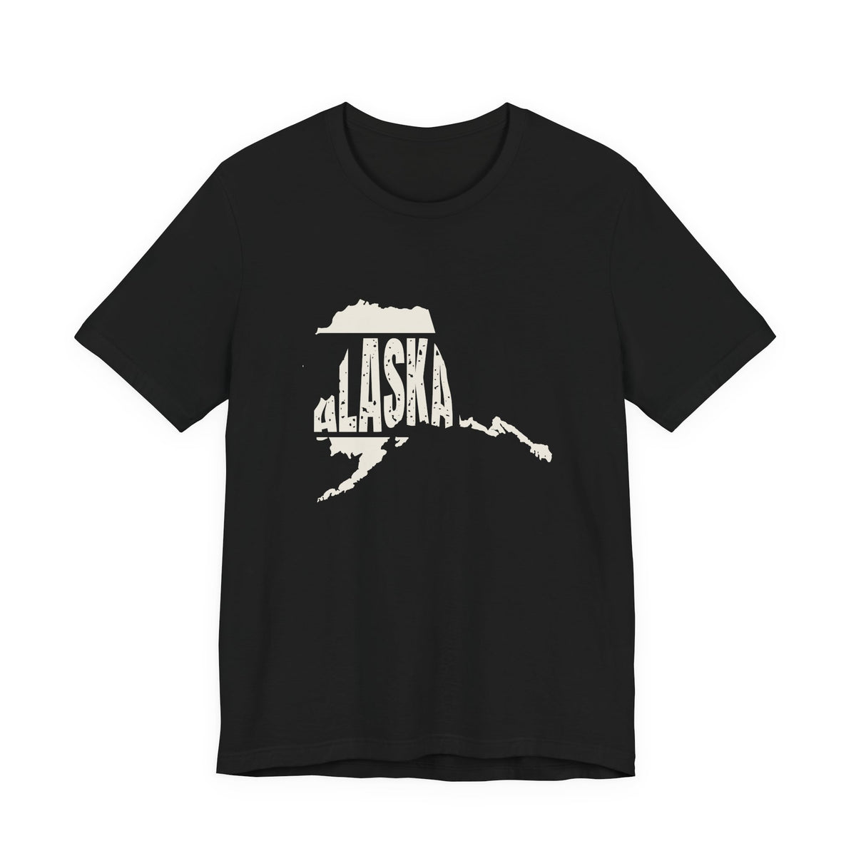 Alaska Vintage Letters Map T-Shirt