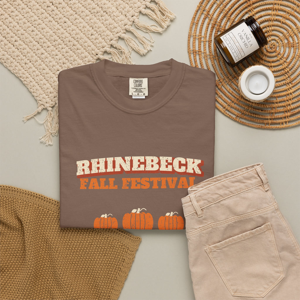 Rhinebeck New York Fall Festival Hay Wagon T-Shirt