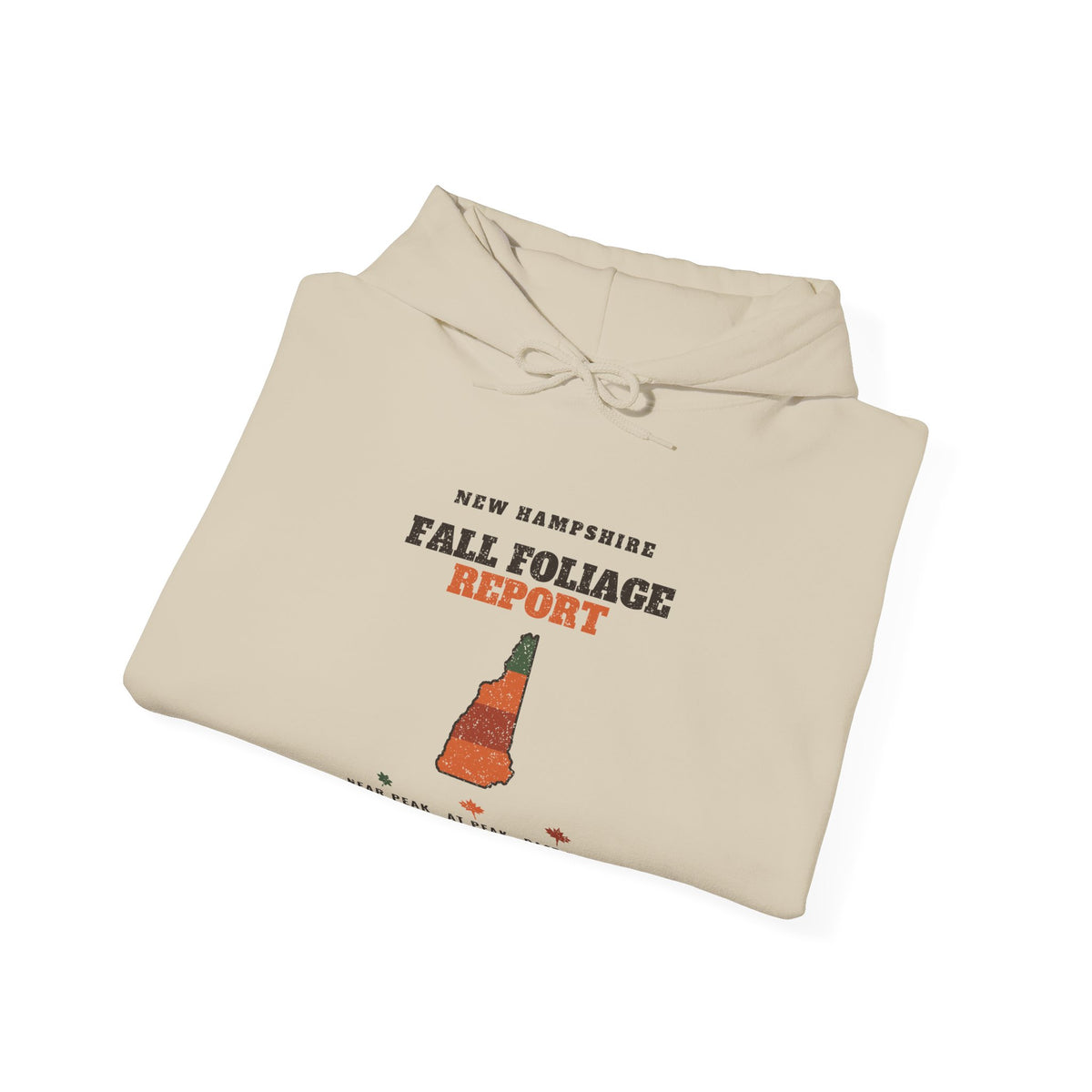 New Hampshire Fall Foliage Report Map Hoodie