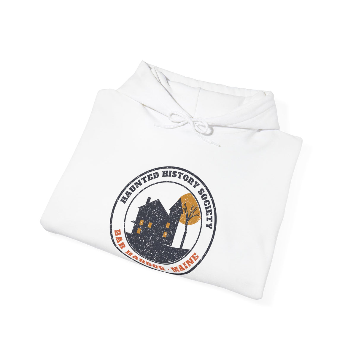 Bar Harbor Maine Haunted History Society Seal Hoodie