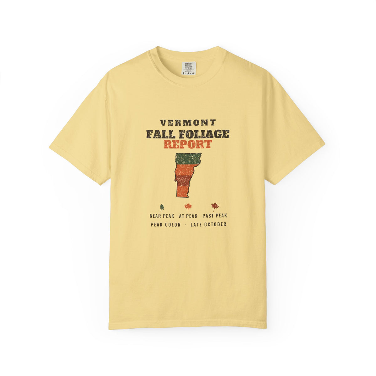 Vermont Fall Foliage Report Map T-Shirt