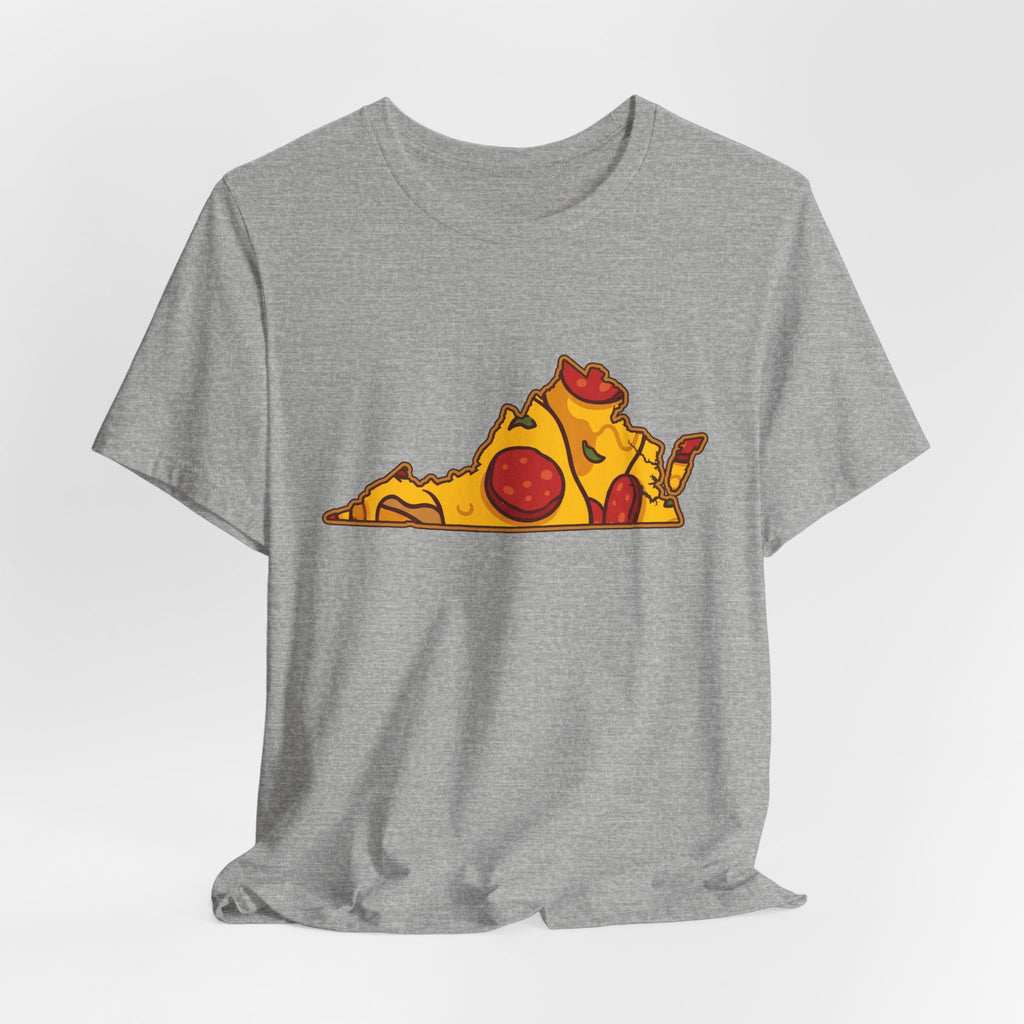 Virginia Pizza Map T-Shirt