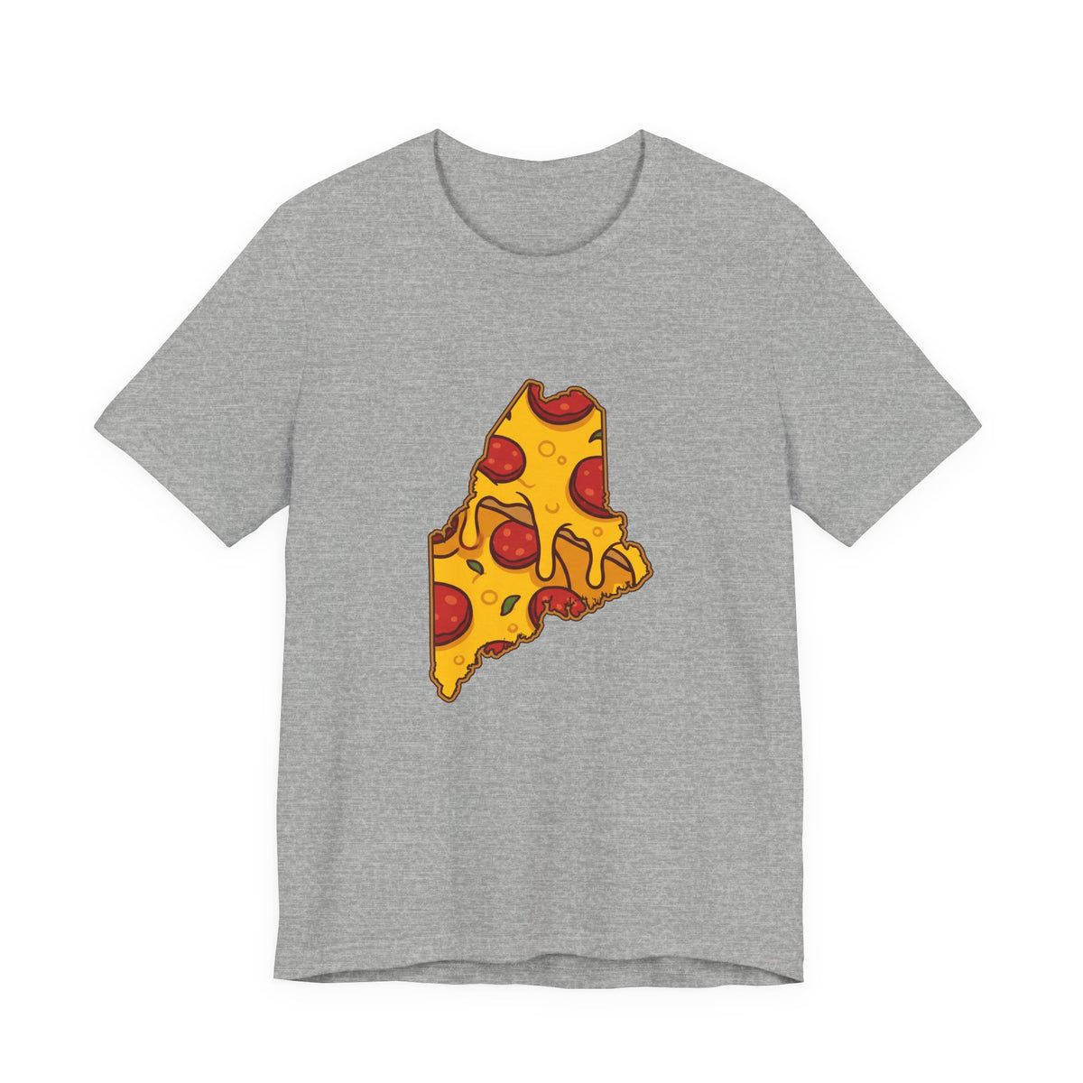 Maine Pizza Map T-Shirt