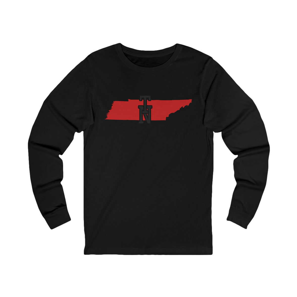 Tennessee Varsity Monogram Map Long Sleeve Tee