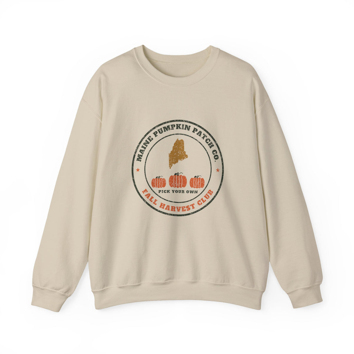 Maine Pumpkin Patch Co. Badge Crewneck Sweatshirt