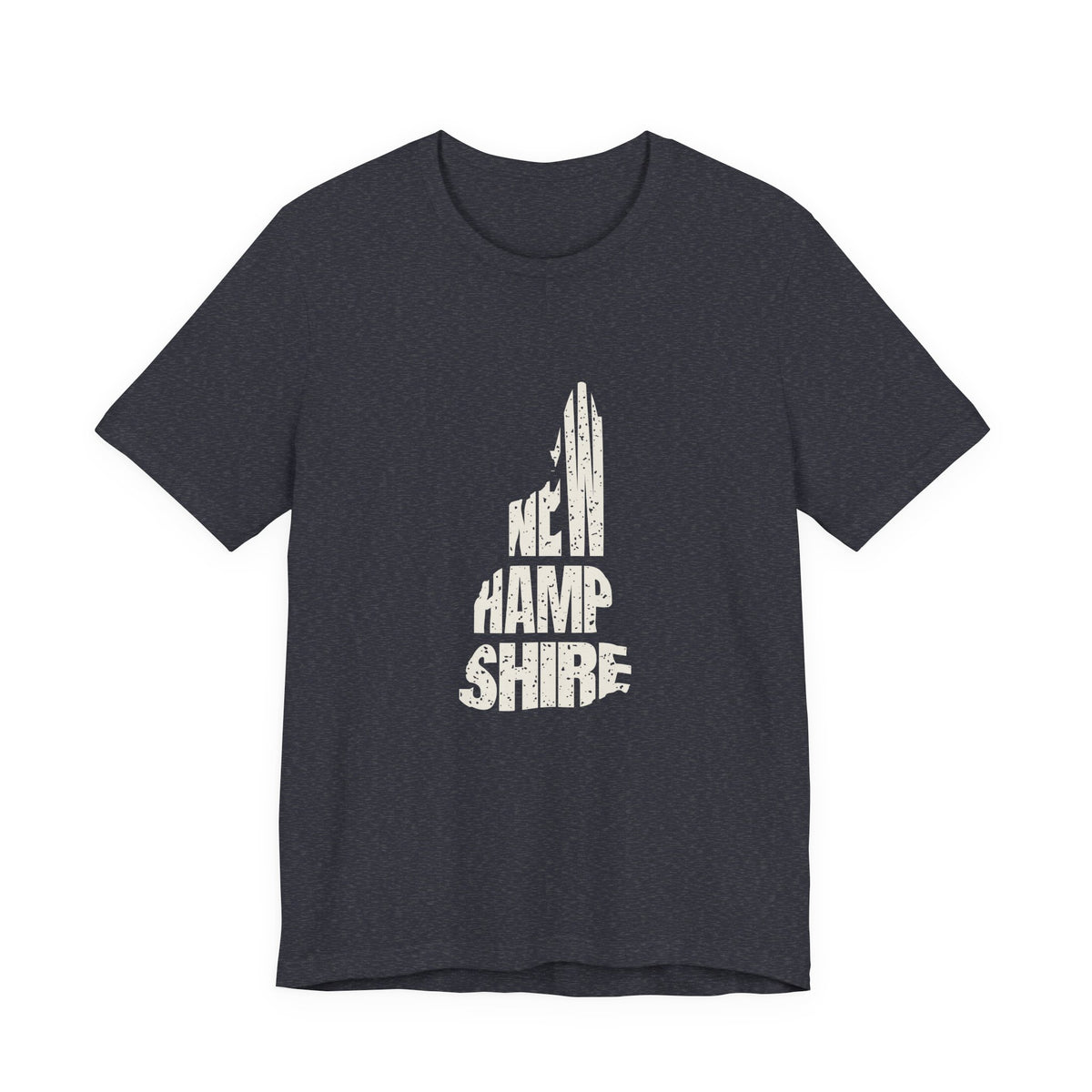 New Hampshire Vintage Letters Map T-Shirt