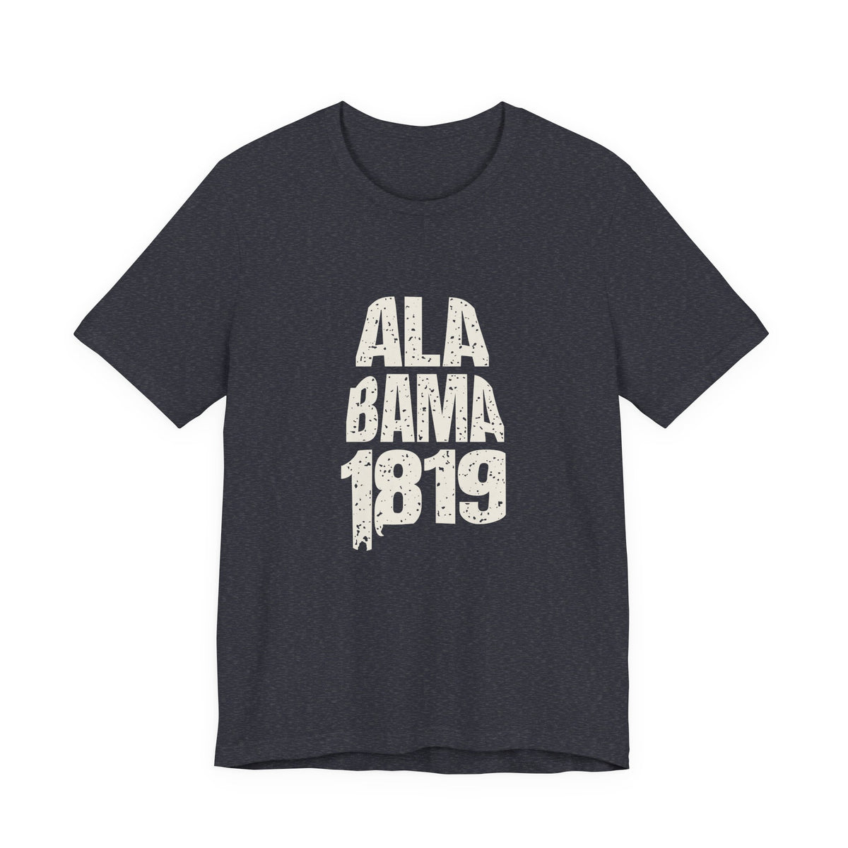 Alabama Vintage Letters Map T-Shirt