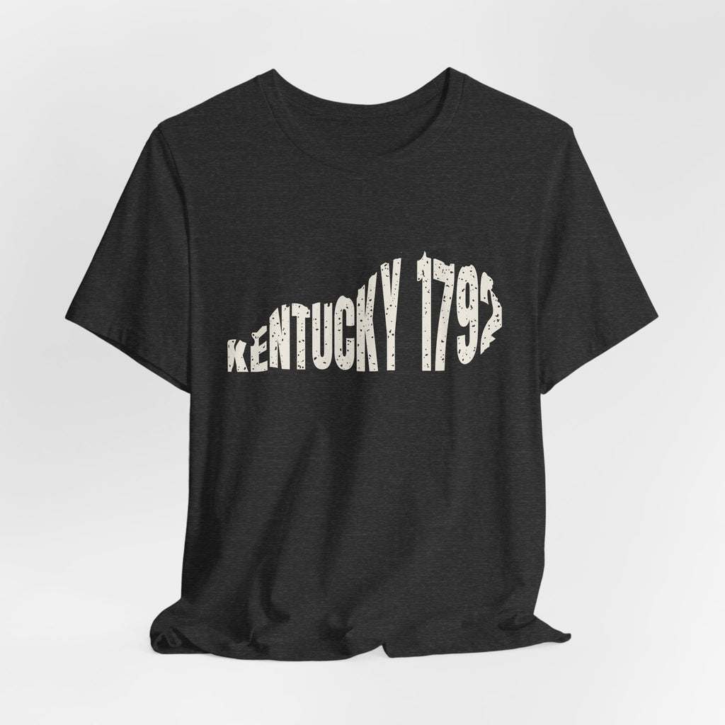 Kentucky Vintage Letters Map T-Shirt