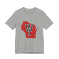 Wisconsin Varsity Monogram Map T-Shirt