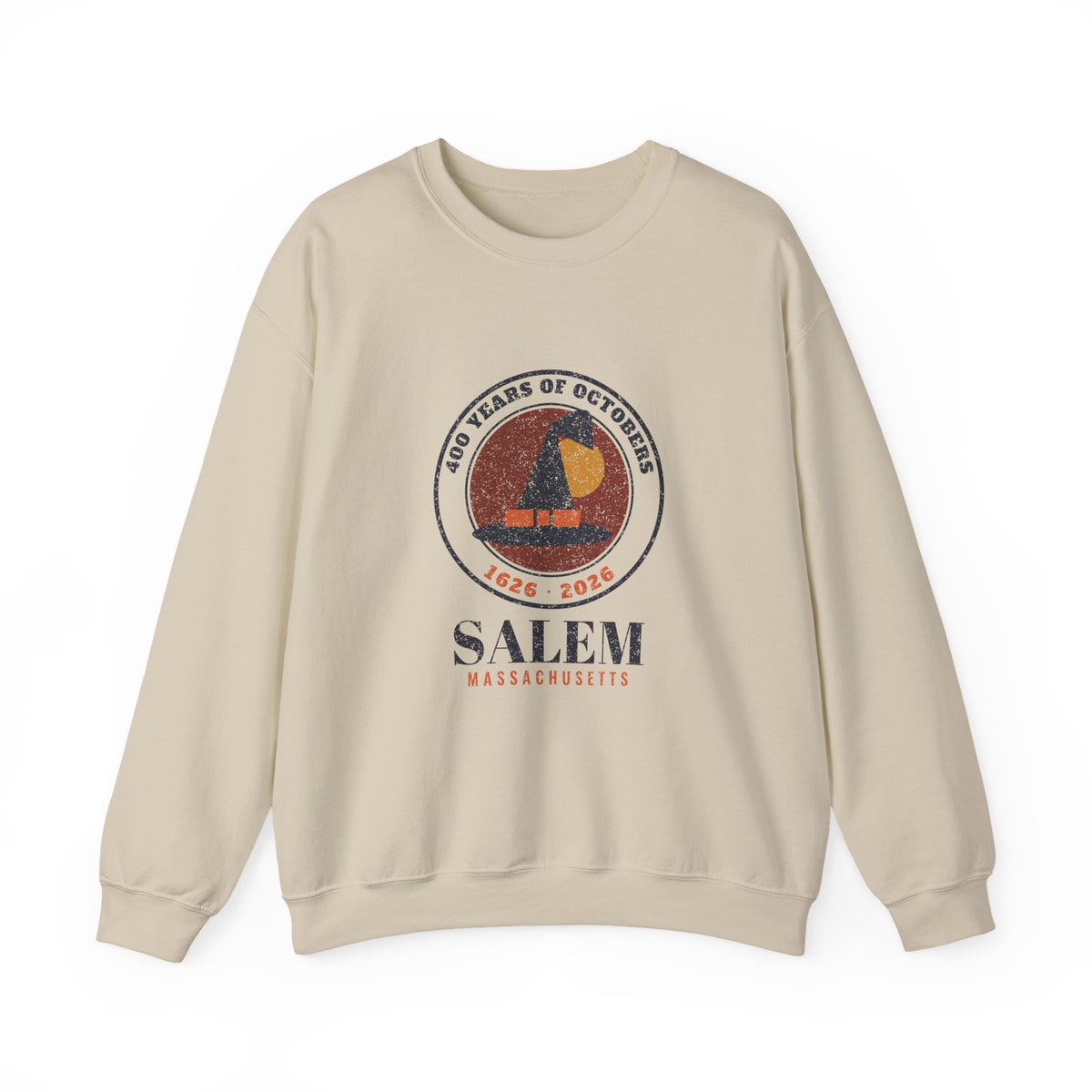 Salem 400 Years 1626-2026 Seal Crewneck Sweatshirt