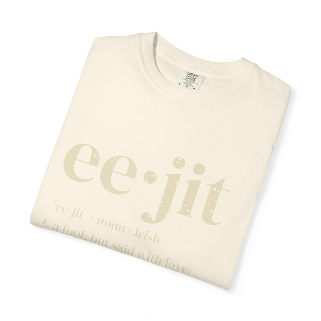 Eejit Irish Slang Dictionary Definition T-Shirt