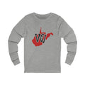 West Virginia Varsity Monogram Map Long Sleeve Tee