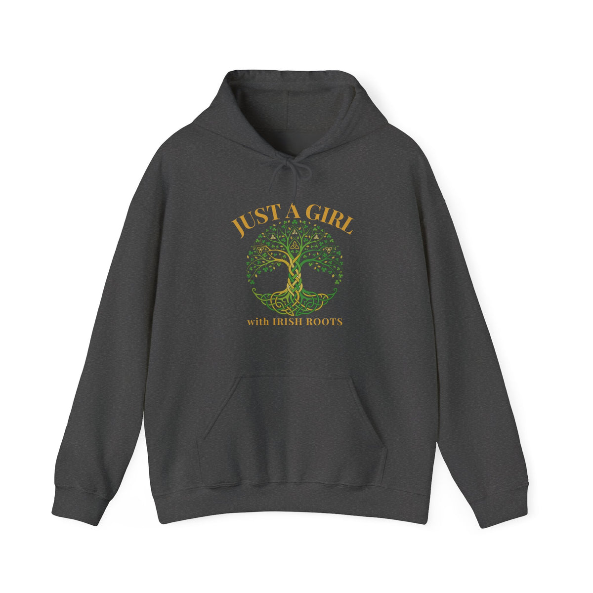 Just a Girl With Irish Roots Tree of Life Hoodie