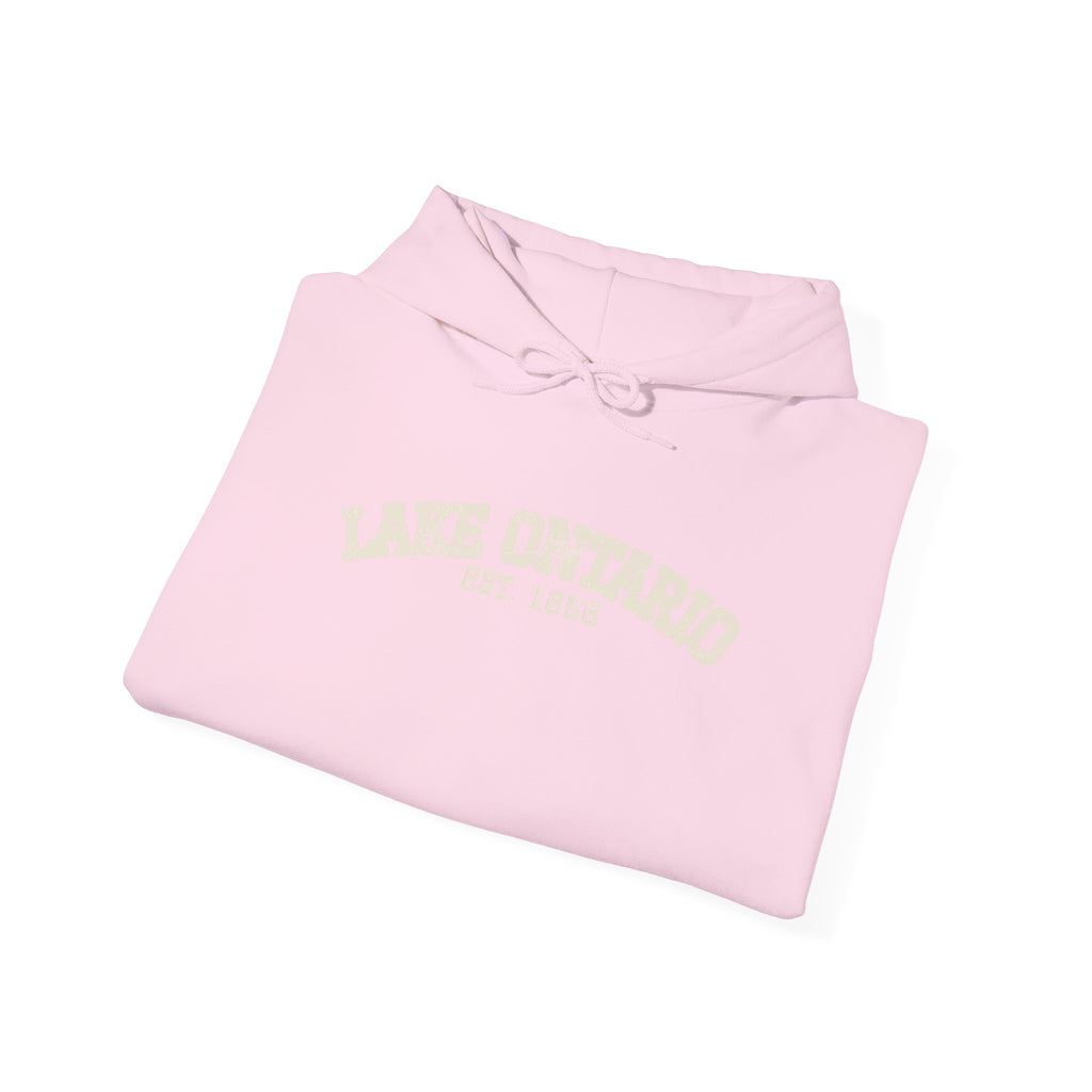 Lake Ontario Est 1656 Retro Varsity Hoodie