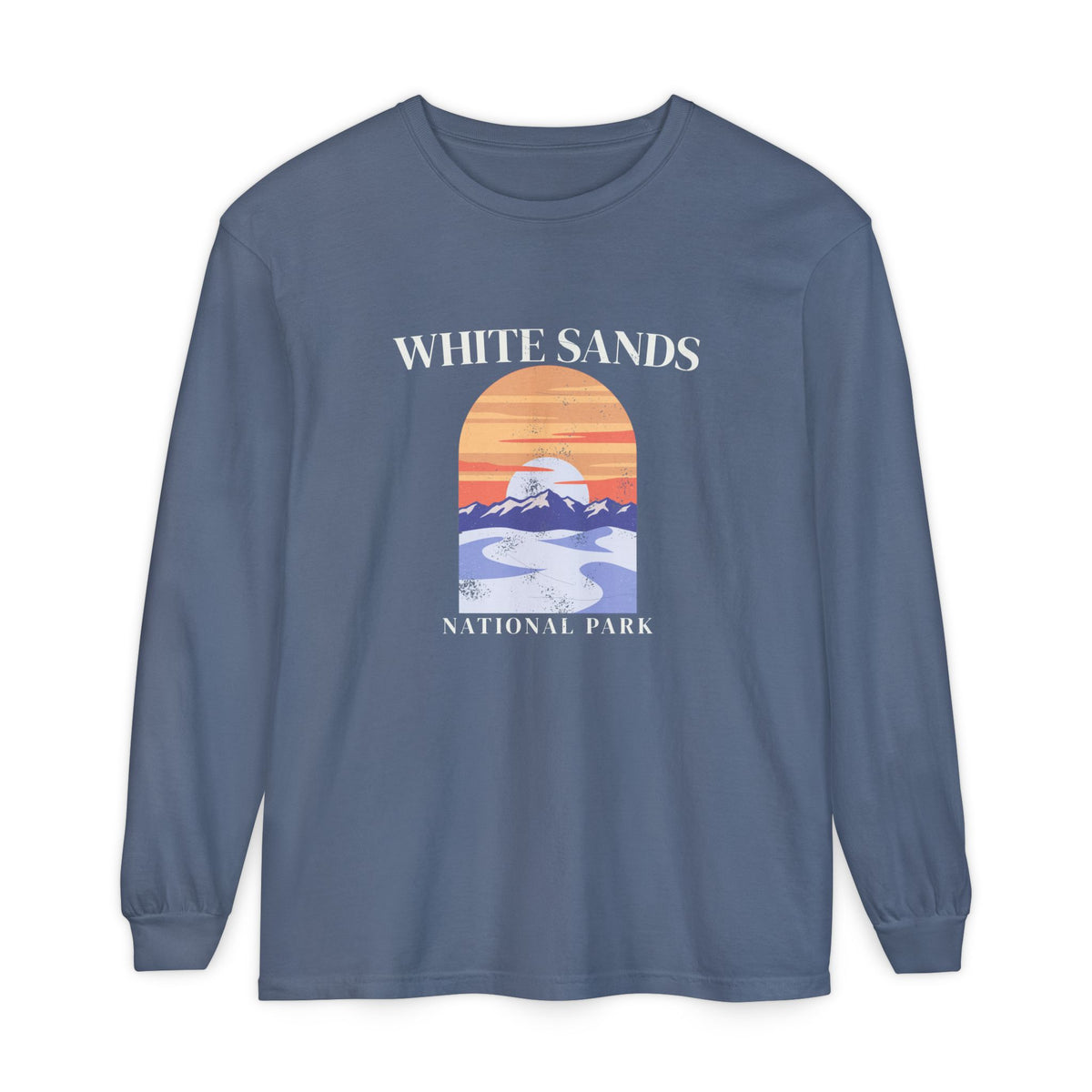 White Sands National Park Desert Sunset Dunes Long Sleeve Tee