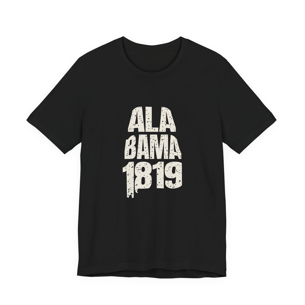 Alabama Vintage Letters Map T-Shirt