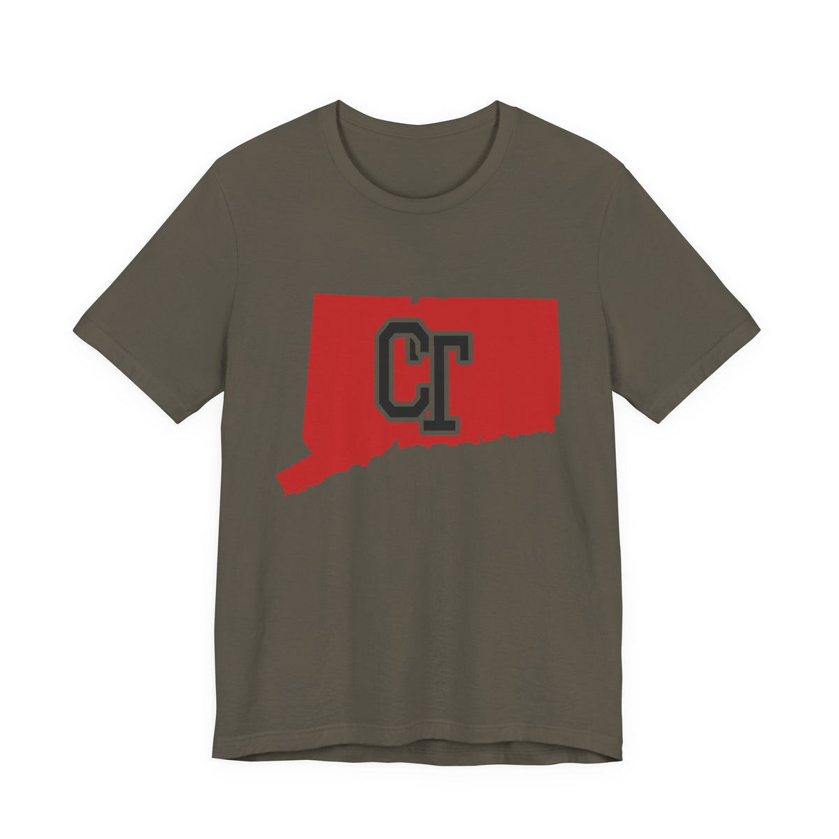 Connecticut Varsity Monogram Map T-Shirt