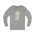 Rhode Island Vintage Letters Map Long Sleeve Tee