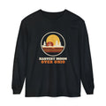 Harvest Moon Over Ohio Retro Badge Long Sleeve Tee