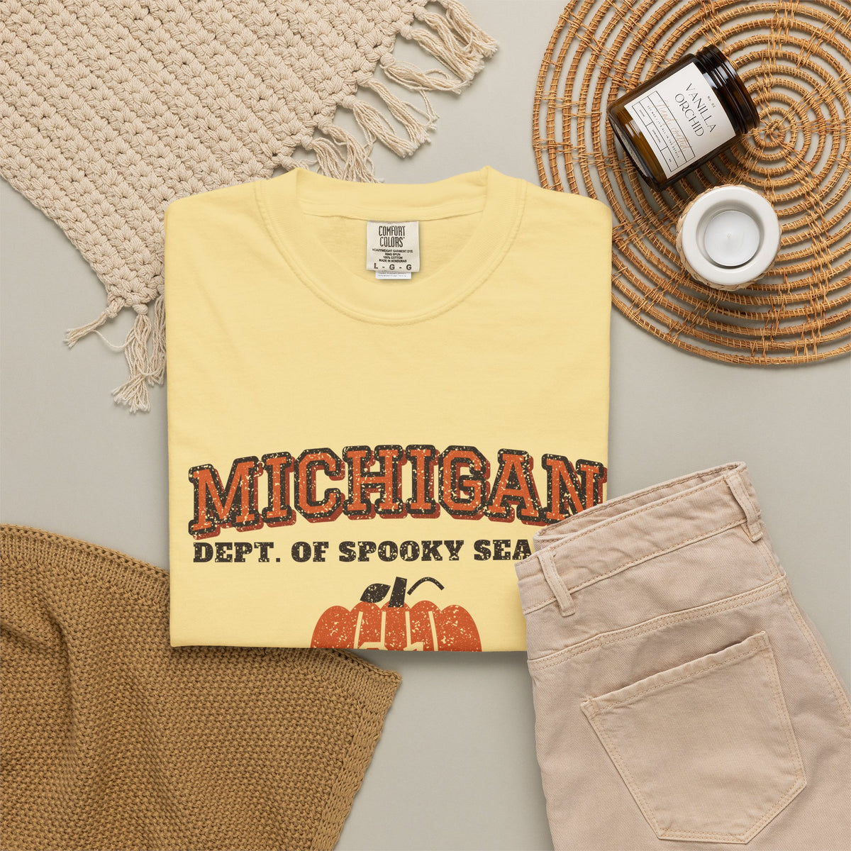 Michigan Dept. of Spooky Season Varsity T-Shirt