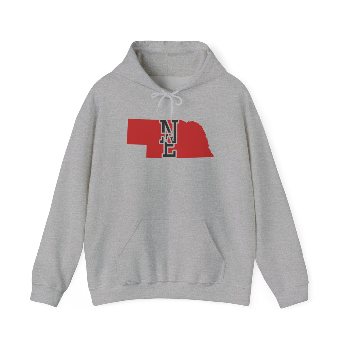 Nebraska Varsity Monogram Map Hoodie