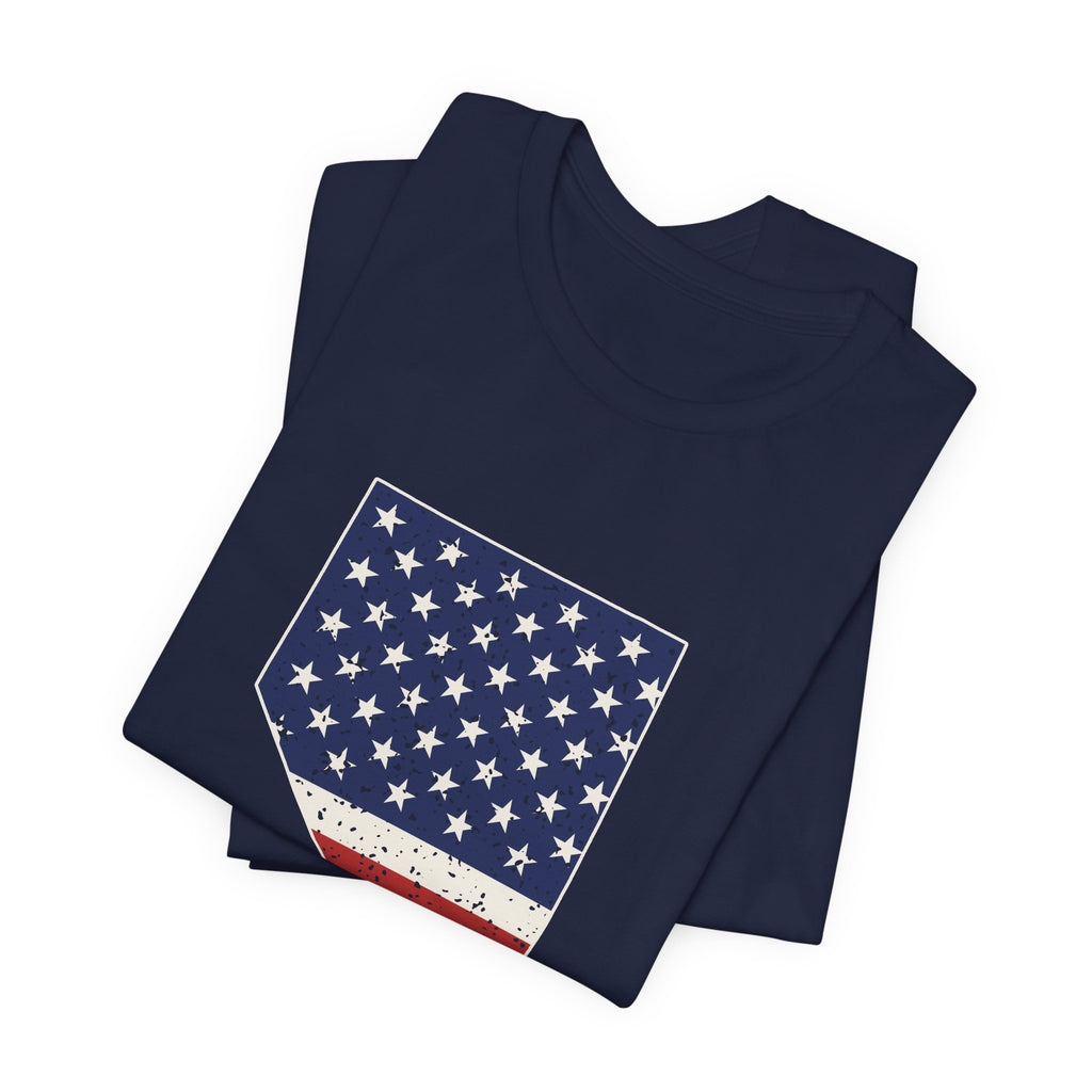 Nevada American Flag Map T-Shirt