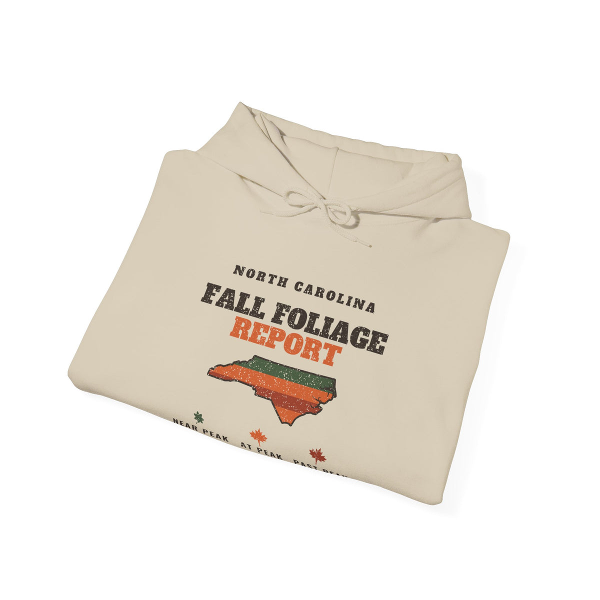 North Carolina Fall Foliage Report Map Hoodie
