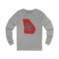 Georgia Varsity Monogram Map Long Sleeve Tee
