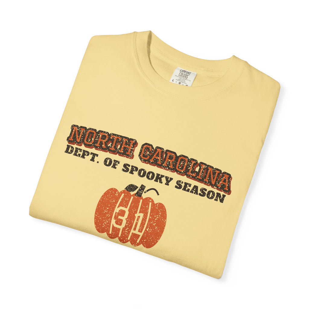North Carolina Dept. of Spooky Season Varsity T-Shirt