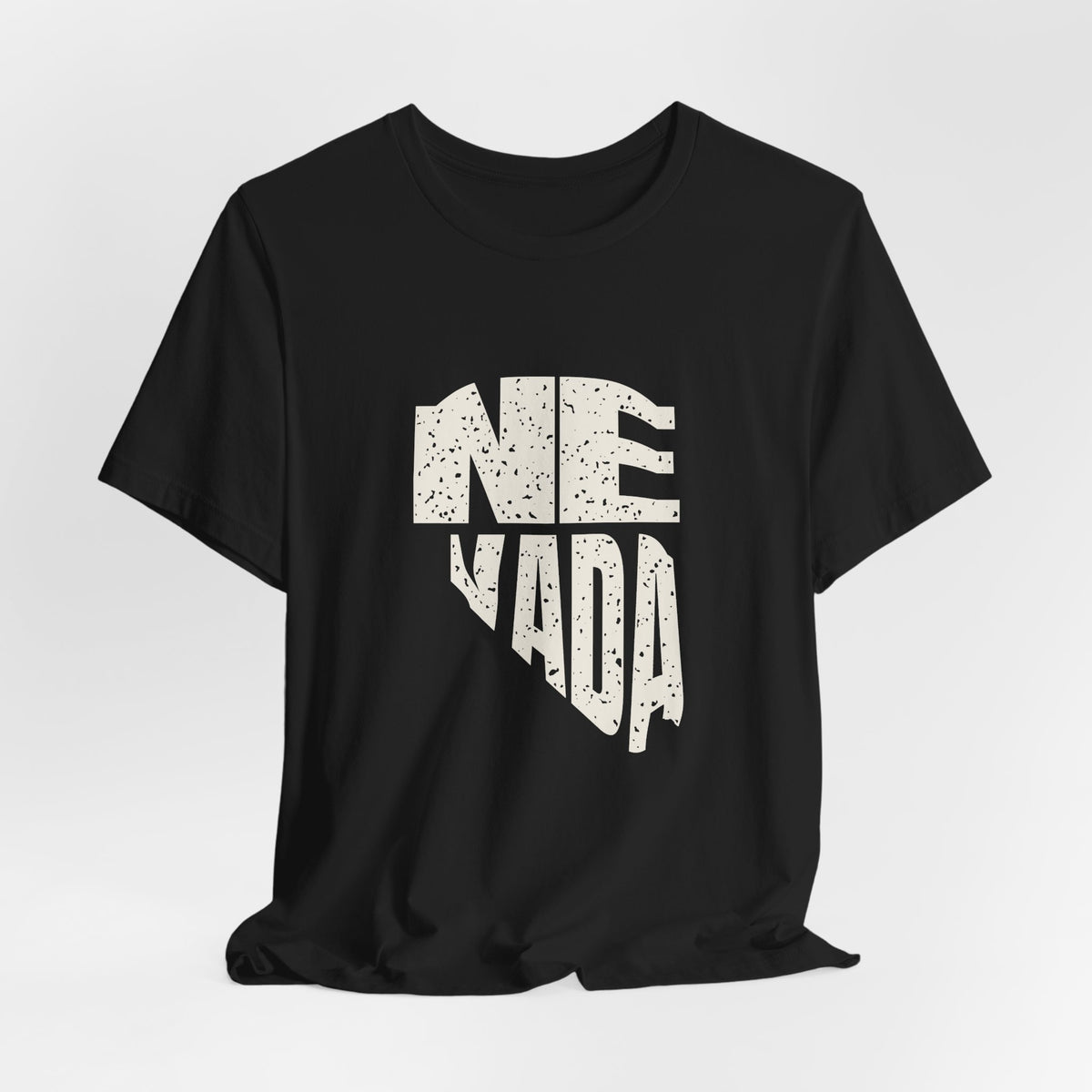 Nevada Vintage Letters Map T-Shirt