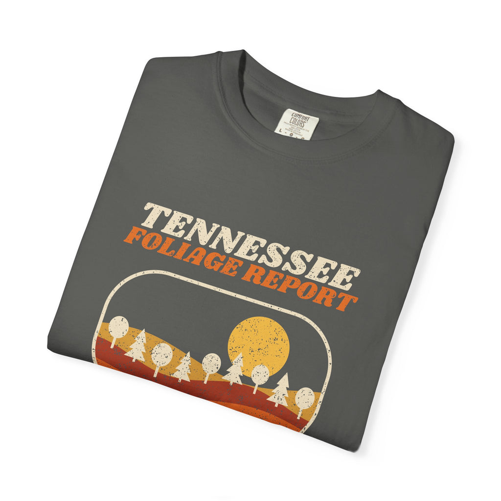 Tennessee Foliage Report Retro Landscape T-Shirt