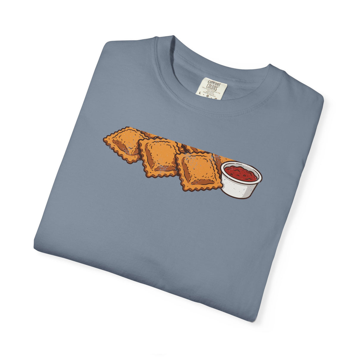 St Louis Toasted Ravioli Retro Food Illustration T-Shirt